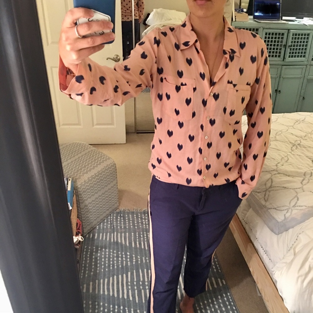 Heart button up - Picture 2 of 3